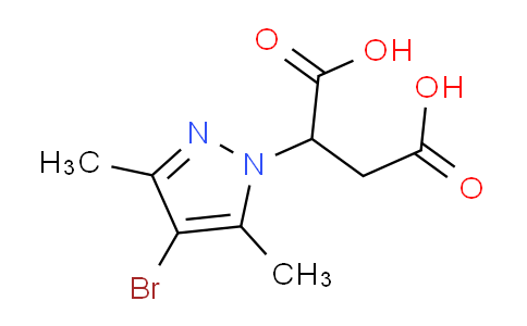CAS No. 90561-06-1, 2-(4-Bromo-3,5-dimethyl-1H-pyrazol-1-yl)succinic acid