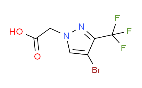 CAS No. 1006319-26-1, 2-(4-Bromo-3-(trifluoromethyl)-1H-pyrazol-1-yl)acetic acid