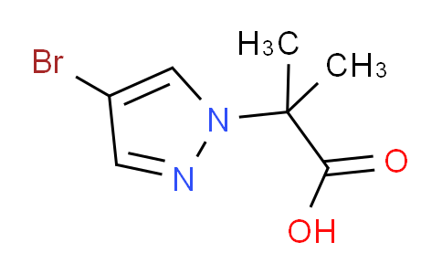 CAS No. 917569-72-3, 2-(4-Bromo-pyrazol-1-yl)-2-methyl-propionic acid