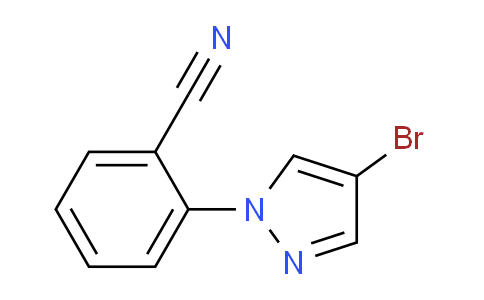 CAS No. 1184023-09-3, 2-(4-Bromopyrazol-1-yl)benzonitrile