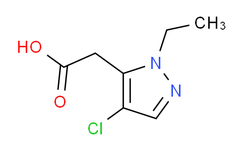 CAS No. 1310379-51-1, 2-(4-Chloro-1-ethyl-1H-pyrazol-5-yl)acetic acid