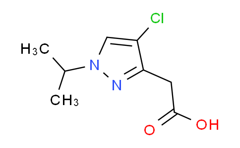 CAS No. 1328640-68-1, 2-(4-Chloro-1-isopropyl-1H-pyrazol-3-yl)acetic acid