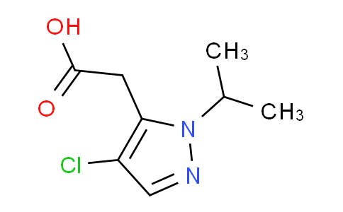 CAS No. 1328640-55-6, 2-(4-Chloro-1-isopropyl-1H-pyrazol-5-yl)acetic acid