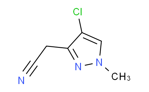CAS No. 1310379-33-9, 2-(4-Chloro-1-methyl-1H-pyrazol-3-yl)acetonitrile