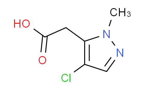 CAS No. 1310379-36-2, 2-(4-Chloro-1-methyl-1H-pyrazol-5-yl)acetic acid