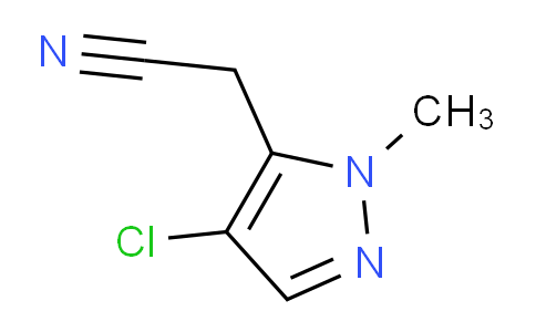 CAS No. 1310379-49-7, 2-(4-Chloro-1-methyl-1H-pyrazol-5-yl)acetonitrile
