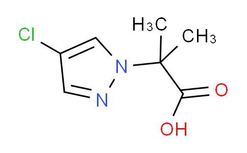 CAS No. 1004192-94-2, 2-(4-Chloro-1H-pyrazol-1-yl)-2-methylpropanoic acid