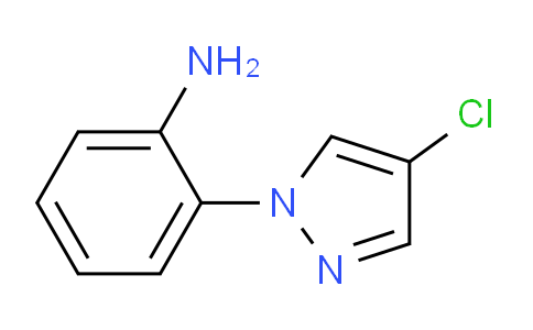 CAS No. 1006467-19-1, 2-(4-Chloro-1H-pyrazol-1-yl)aniline