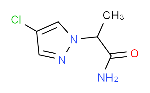 CAS No. 1205841-05-9, 2-(4-Chloro-1H-pyrazol-1-yl)propanamide