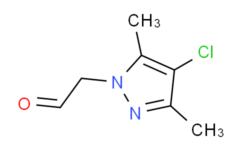 CAS No. 1015939-58-8, 2-(4-Chloro-3,5-dimethyl-1H-pyrazol-1-yl)acetaldehyde