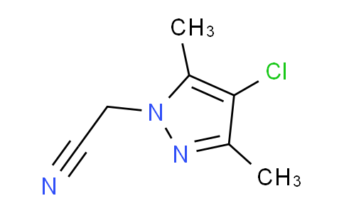 CAS No. 1004643-52-0, 2-(4-Chloro-3,5-dimethyl-1H-pyrazol-1-yl)acetonitrile