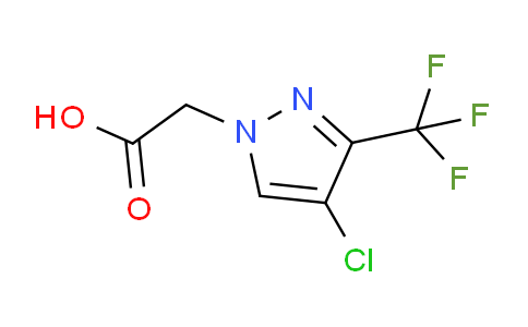 CAS No. 1006446-52-1, 2-(4-Chloro-3-(trifluoromethyl)-1H-pyrazol-1-yl)acetic acid