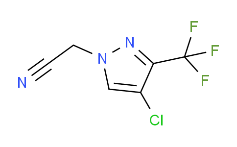 CAS No. 1006471-49-3, 2-(4-Chloro-3-(trifluoromethyl)-1H-pyrazol-1-yl)acetonitrile