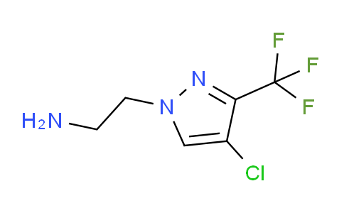 CAS No. 1006473-61-5, 2-(4-Chloro-3-(trifluoromethyl)-1H-pyrazol-1-yl)ethanamine