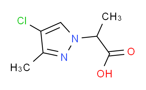 CAS No. 1005694-58-5, 2-(4-Chloro-3-methyl-1H-pyrazol-1-yl)propanoic acid