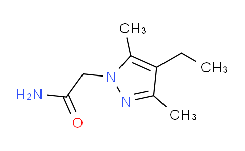 CAS No. 1177307-45-7, 2-(4-Ethyl-3,5-dimethyl-1H-pyrazol-1-yl)acetamide