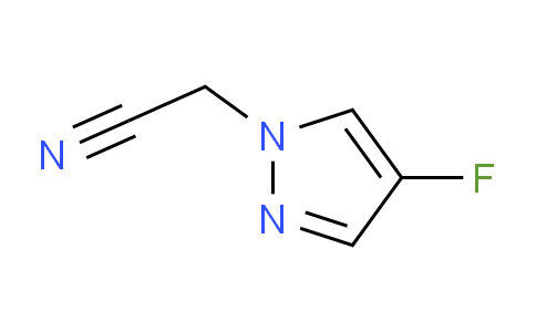 CAS No. 1469287-01-1, 2-(4-Fluoro-1H-pyrazol-1-yl)acetonitrile