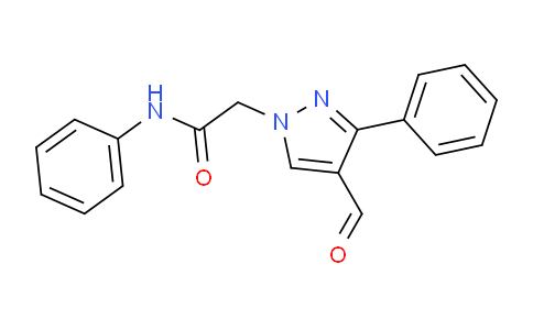CAS No. 887407-93-4, 2-(4-Formyl-3-phenyl-1H-pyrazol-1-yl)-N-phenylacetamide