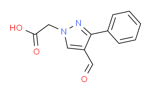CAS No. 353514-39-3, 2-(4-Formyl-3-phenyl-1H-pyrazol-1-yl)acetic acid