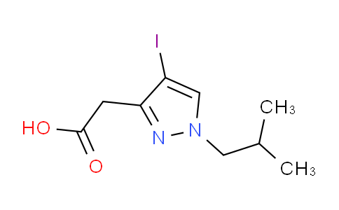 CAS No. 1798775-86-6, 2-(4-Iodo-1-isobutyl-1H-pyrazol-3-yl)acetic acid