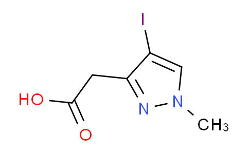 CAS No. 1354705-12-6, 2-(4-Iodo-1-methyl-1H-pyrazol-3-yl)acetic acid