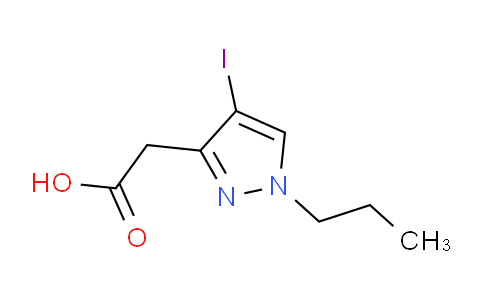 CAS No. 1795503-02-4, 2-(4-Iodo-1-propyl-1H-pyrazol-3-yl)acetic acid