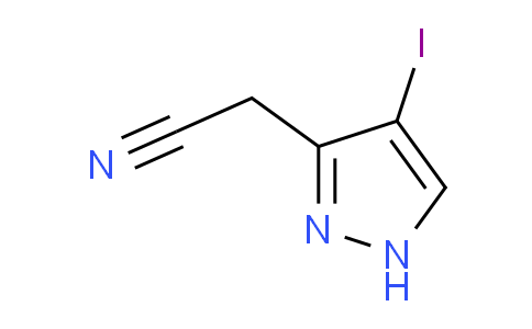 CAS No. 1707359-71-4, 2-(4-Iodo-1H-pyrazol-3-yl)acetonitrile