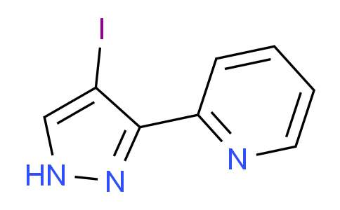 CAS No. 746668-75-7, 2-(4-Iodo-1H-pyrazol-3-yl)pyridine