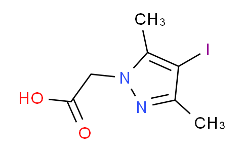 CAS No. 6715-88-4, 2-(4-Iodo-3,5-dimethyl-1H-pyrazol-1-yl)acetic acid