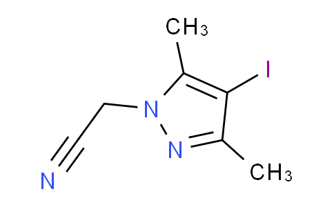 CAS No. 1170865-71-0, 2-(4-Iodo-3,5-dimethyl-1H-pyrazol-1-yl)acetonitrile