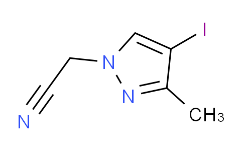 CAS No. 1354704-12-3, 2-(4-Iodo-3-methyl-1H-pyrazol-1-yl)acetonitrile