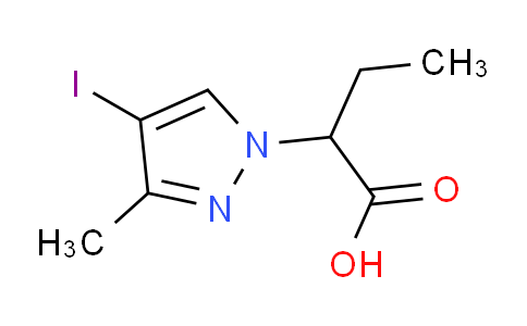 CAS No. 1354705-28-4, 2-(4-Iodo-3-methyl-1H-pyrazol-1-yl)butanoic acid