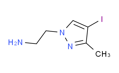 CAS No. 1354705-27-3, 2-(4-Iodo-3-methyl-1H-pyrazol-1-yl)ethanamine