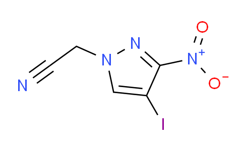 CAS No. 1354705-20-6, 2-(4-Iodo-3-nitro-1H-pyrazol-1-yl)acetonitrile
