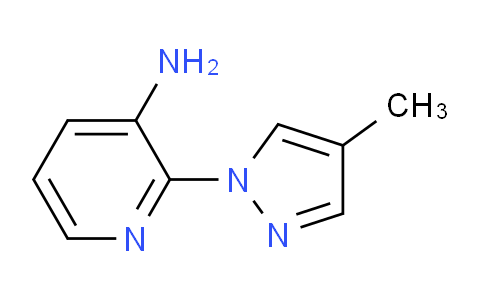CAS No. 1006464-58-9, 2-(4-Methyl-1H-pyrazol-1-yl)pyridin-3-amine