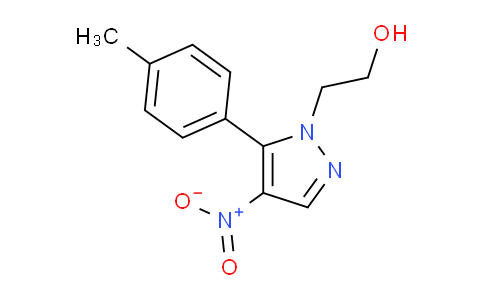 CAS No. 1707667-73-9, 2-(4-Nitro-5-(p-tolyl)-1H-pyrazol-1-yl)ethanol