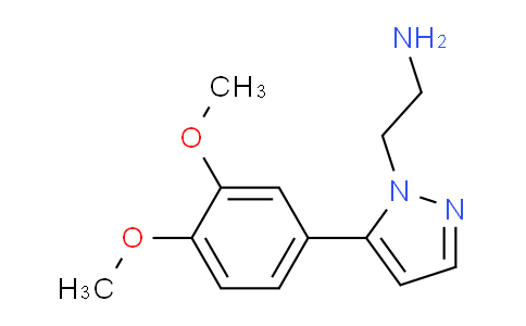CAS No. 1708260-65-4, 2-(5-(3,4-Dimethoxyphenyl)-1H-pyrazol-1-yl)ethanamine
