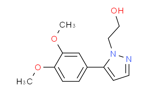 CAS No. 1707667-77-3, 2-(5-(3,4-Dimethoxyphenyl)-1H-pyrazol-1-yl)ethanol