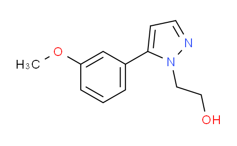 CAS No. 1707403-13-1, 2-(5-(3-Methoxyphenyl)-1H-pyrazol-1-yl)ethanol