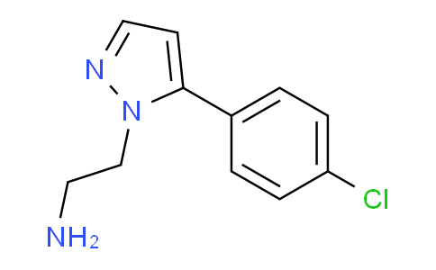 CAS No. 1710302-45-6, 2-(5-(4-Chlorophenyl)-1H-pyrazol-1-yl)ethanamine