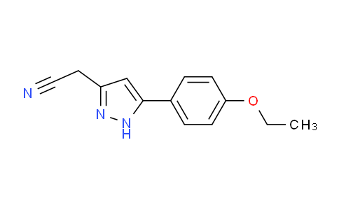 1352482-53-1 | 2-(5-(4-Ethoxyphenyl)-1H-pyrazol-3-yl)acetonitrile