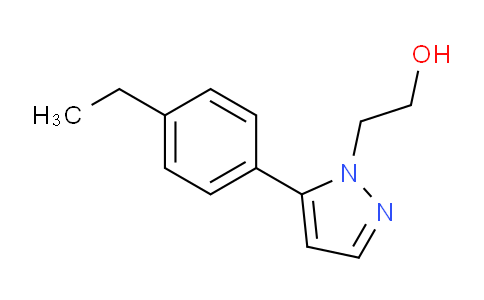 CAS No. 1707375-35-6, 2-(5-(4-Ethylphenyl)-1H-pyrazol-1-yl)ethanol