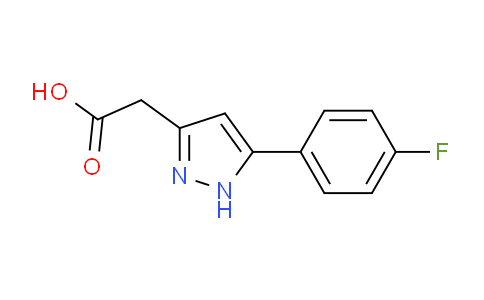 CAS No. 1352482-61-1, 2-(5-(4-Fluorophenyl)-1H-pyrazol-3-yl)acetic acid