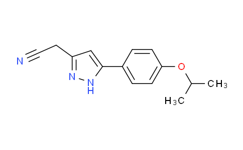 MC646139 | 1352482-34-8 | 2-(5-(4-Isopropoxyphenyl)-1H-pyrazol-3-yl)acetonitrile