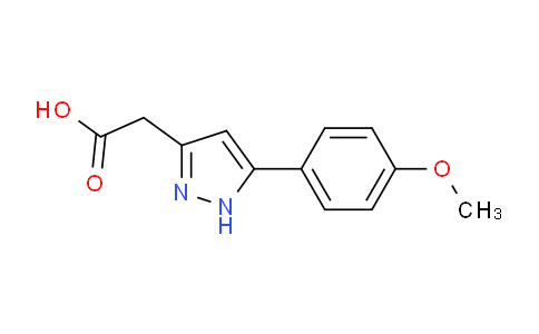 CAS No. 1352481-78-7, 2-(5-(4-Methoxyphenyl)-1H-pyrazol-3-yl)acetic acid