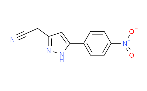 CAS No. 175604-23-6, 2-(5-(4-Nitrophenyl)-1H-pyrazol-3-yl)acetonitrile