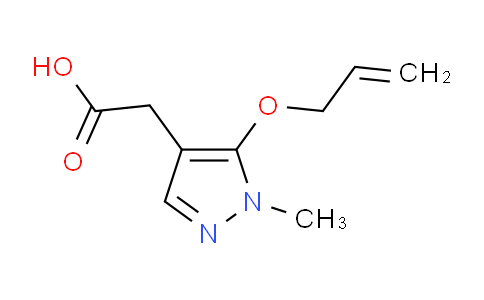 CAS No. 1365942-04-6, 2-(5-(Allyloxy)-1-methyl-1H-pyrazol-4-yl)acetic acid