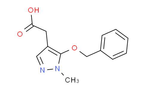 CAS No. 1365941-98-5, 2-(5-(Benzyloxy)-1-methyl-1H-pyrazol-4-yl)acetic acid