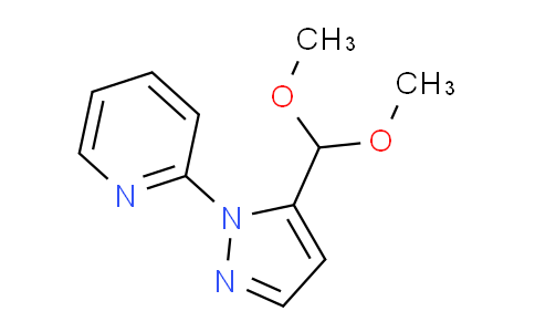 CAS No. 1269293-15-3, 2-(5-(Dimethoxymethyl)-1H-pyrazol-1-yl)pyridine