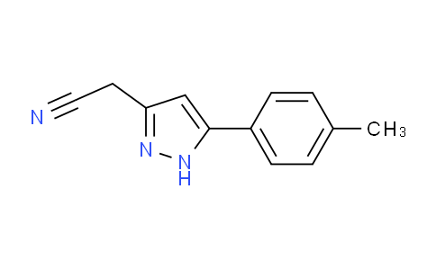 CAS No. 134161-74-3, 2-(5-(p-Tolyl)-1H-pyrazol-3-yl)acetonitrile